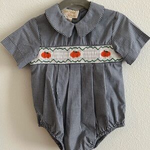 Sir John by Rosalina Pumpkin Baby Romper